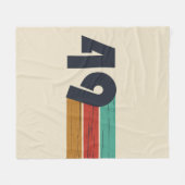 Geboren in 1949  jaar fleece deken (Voorkant (Horizontaal))