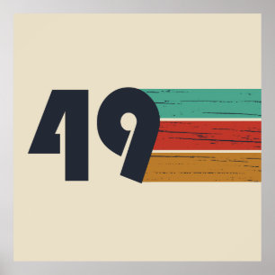 Geboren in 1949  jaar poster