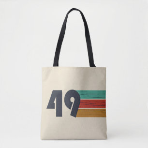 Geboren in 1949 jaar tote bag