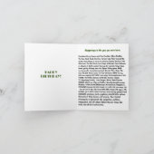 Geboren in 1949: Wenskaart van de 'Birthday'-wedst Kaart (Binnen)