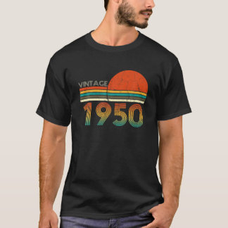 Geboren in 1950 71e  herroeping 71 jaar t-shirt
