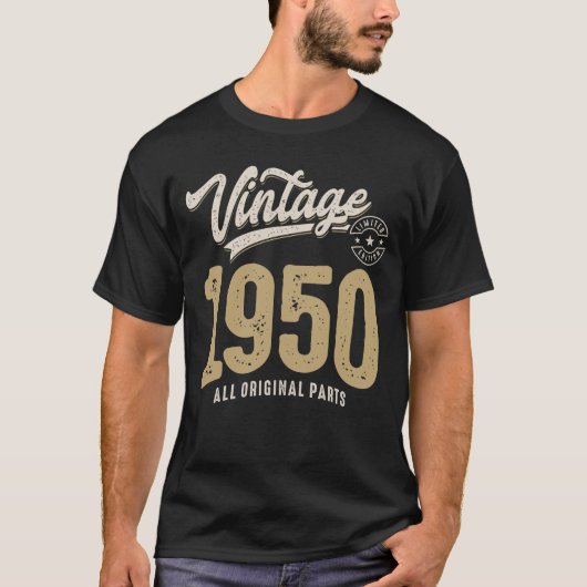  geboren in 1950 - 72 jaar oud, Retro Classic T-shirt (Voorkant)
