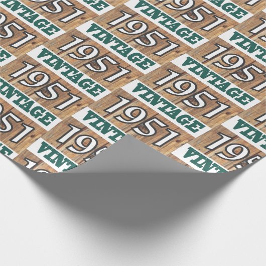 Geboren in 1951 cadeaupapier (Hoek)