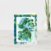 Geboren in 1951 Plechtige feiten Kaart (Voorkant)