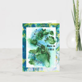 Geboren in 1951 Plechtige feiten Kaart