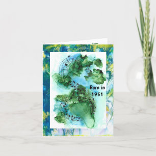 Geboren in 1951 Plechtige feiten Kaart