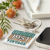 Geboren in 1951, speciaal geboortejaar sleutelhanger (Voorkant Rechts)