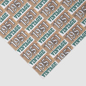 Geboren in 1951 tissuepapier (Detail)