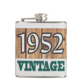 Geboren in 1952 heupfles (Voorkant)