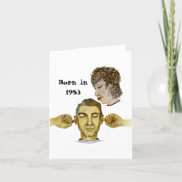 Geboren in 1953: "Birthday pret" Kaart