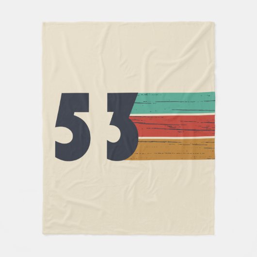 Geboren in 1953  fleece deken (Voorkant)