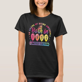 Geboren in 1953 in 70e verjaardag van Bei 70 jaar T-shirt