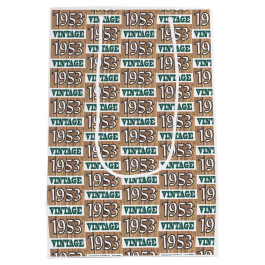 Geboren in 1953 middelgrote cadeautas (Achterkant)