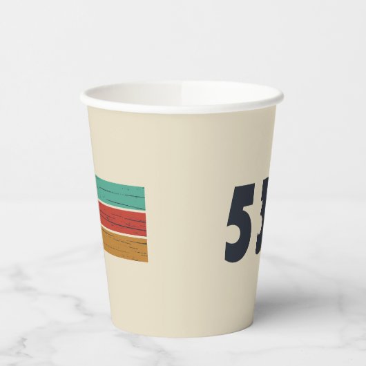 Geboren in 1953  papieren bekers (Links)