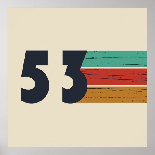 Geboren in 1953  poster (Voorkant)