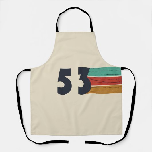 Geboren in 1953 schort (Voorkant)