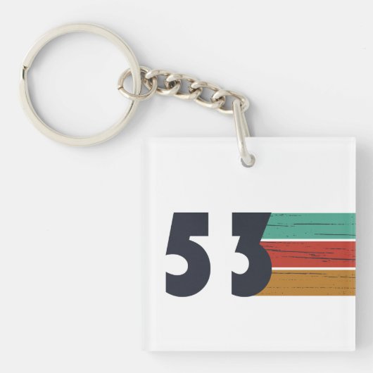 Geboren in 1953  sleutelhanger (voorkant)