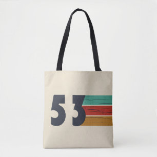 Geboren in 1953  tote bag