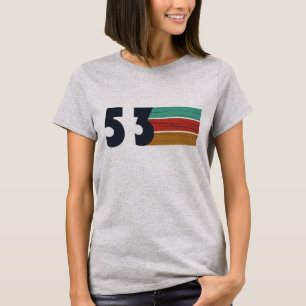 Geboren in 1953 Vintage Verjaardag T-shirt