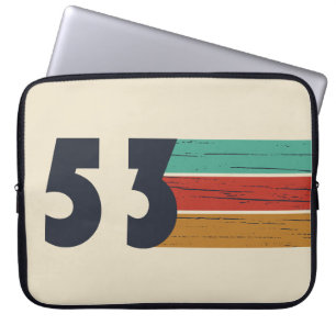 Geboren in 1953 Vintage Verjaardagscadeau Laptop Sleeve