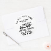 Geboren in 1954  70e verjaardag mannen geschenken ronde sticker (Envelop)