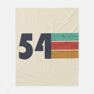 Geboren in 1954  70e verjaardagscadeau fleece deken