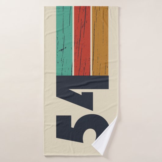 Geboren in 1954 jaar badhanddoek (Badhanddoek)