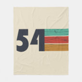 Geboren in 1954  jaar fleece deken (Voorkant)