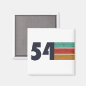 Geboren in 1954  jaar magneet (Voorkant / Achterkant)