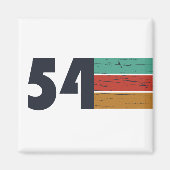 Geboren in 1954  jaar magneet (Voorkant)