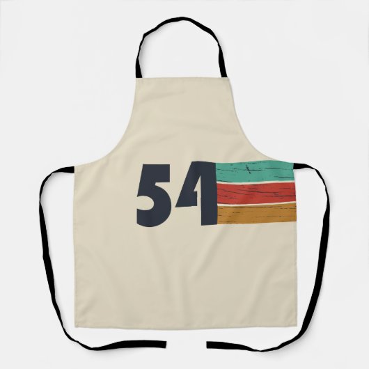 Geboren in 1954  jaar schort (Voorkant)