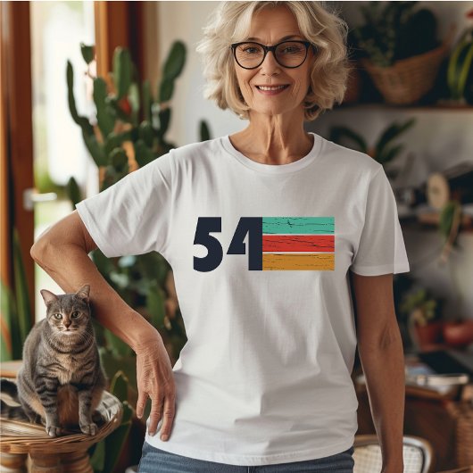 Geboren in 1954 jaar t-shirt