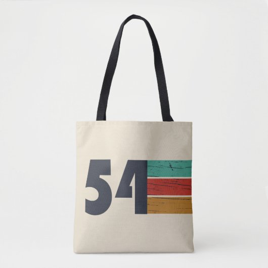 Geboren in 1954  jaar tote bag (Voorkant)