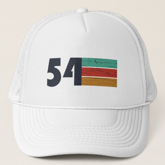 Geboren in 1954  jaar trucker pet (Voorkant)