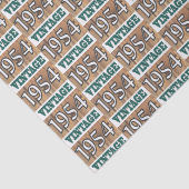 Geboren in 1954 tissuepapier (Detail)