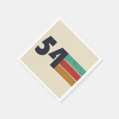 Geboren in 1954  verjaardagsfeest servet (Hoek)