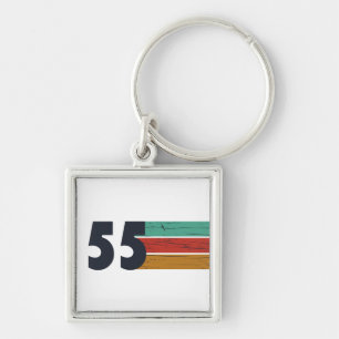 Geboren in 1955  70ste verjaardagscadeau sleutelhanger