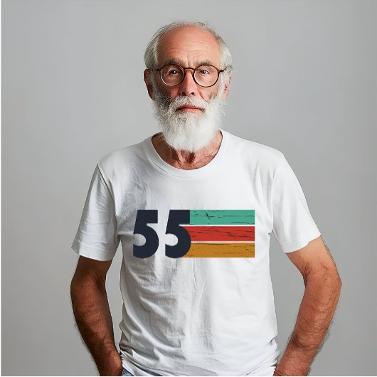 Geboren in 1955  70ste verjaardagscadeau t-shirt