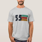 Geboren in 1955  70ste verjaardagscadeau t-shirt (Voorkant)