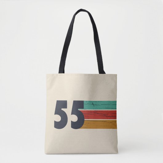 Geboren in 1955  70ste verjaardagscadeau tote bag (Voorkant)