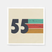 Geboren in 1955  70ste verjaardagsfeest servet (Voorkant)