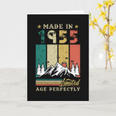 Geboren in 1955 kaart (Gele Bloem)