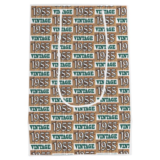 Geboren in 1955 middelgrote cadeautas (Achterkant)