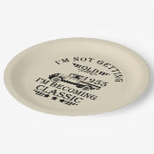 Geboren in 1955  verjaardagscadeaus papieren bordje (Gekanteld)