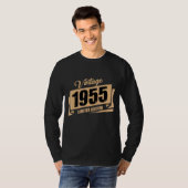 Geboren in 1955 Vintage 2 T-shirt (Voorkant volledig)
