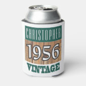 Geboren in 1956 blikjeskoeler (Blikje Achterkant)