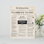 Geboren in 1956 Fun Newspaper (Staand voorkant)