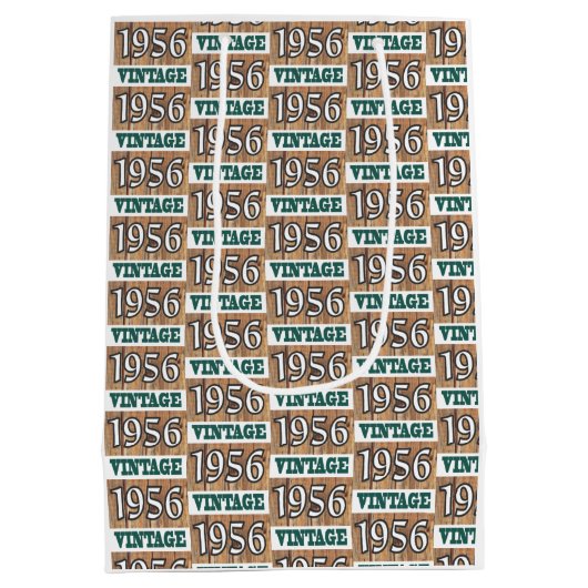 Geboren in 1956 middelgrote cadeautas (Achterkant)