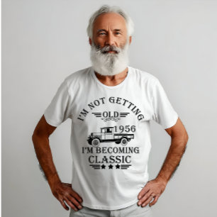 Geboren in 1956 verjaardag mannen cadeau t-shirt