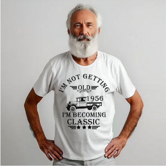 Geboren in 1956  verjaardag mannen cadeau t-shirt